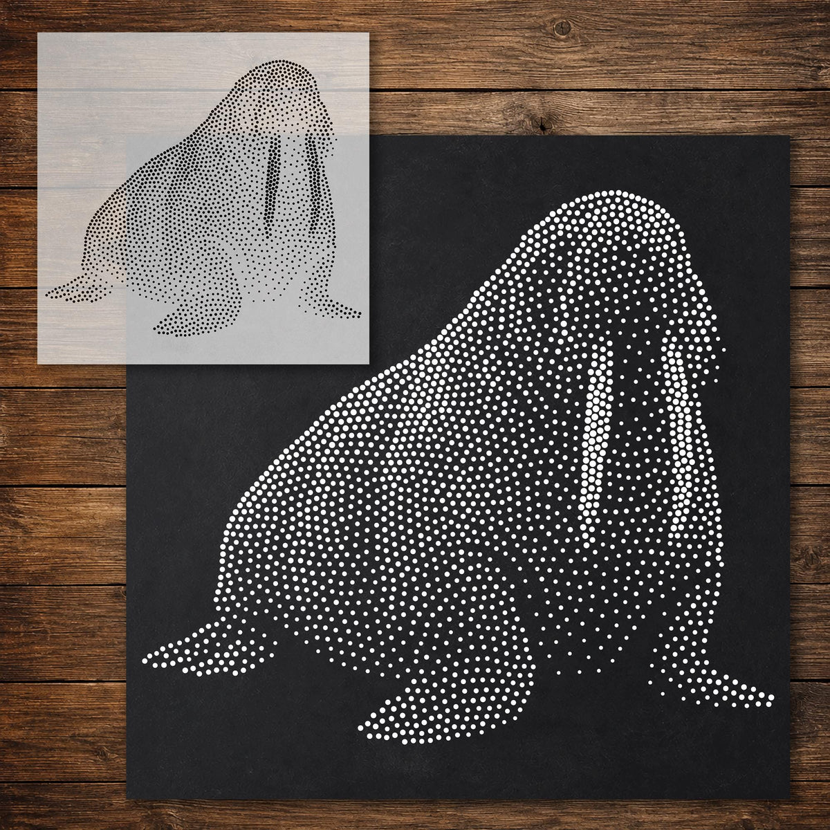 Walrus reusable Mylar stencil