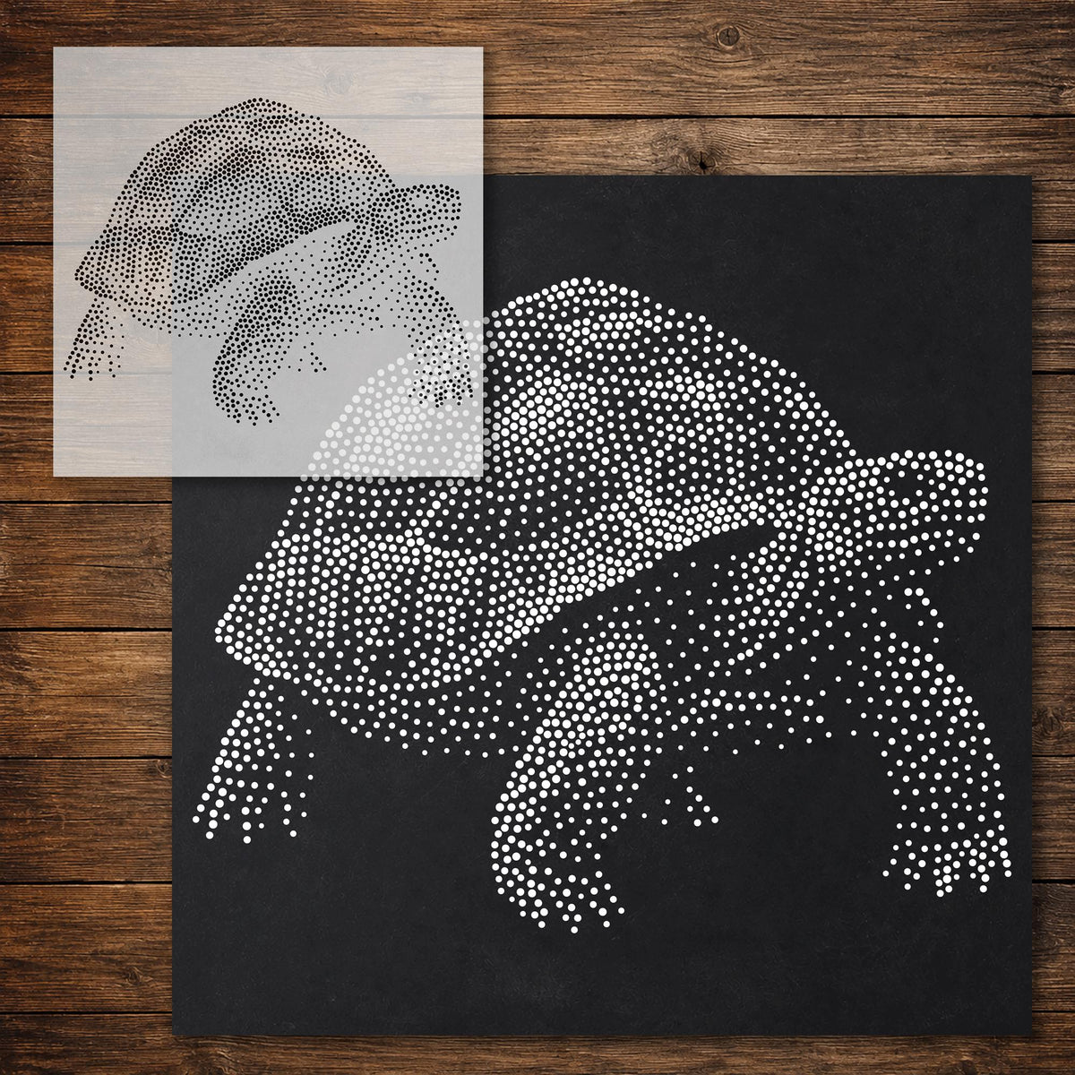 Tortoise reusable Mylar stencil