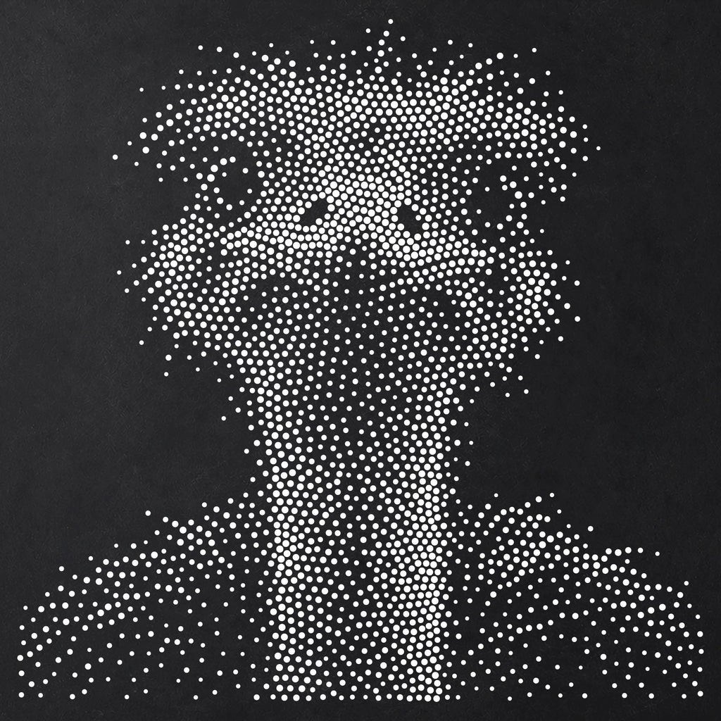 Ostrich Portrait reusable Mylar stencil