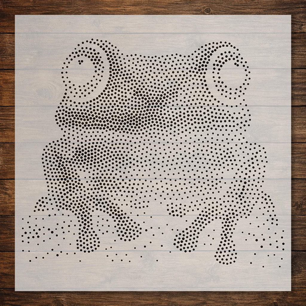 Tree Frog Portrait reusable Mylar stencil