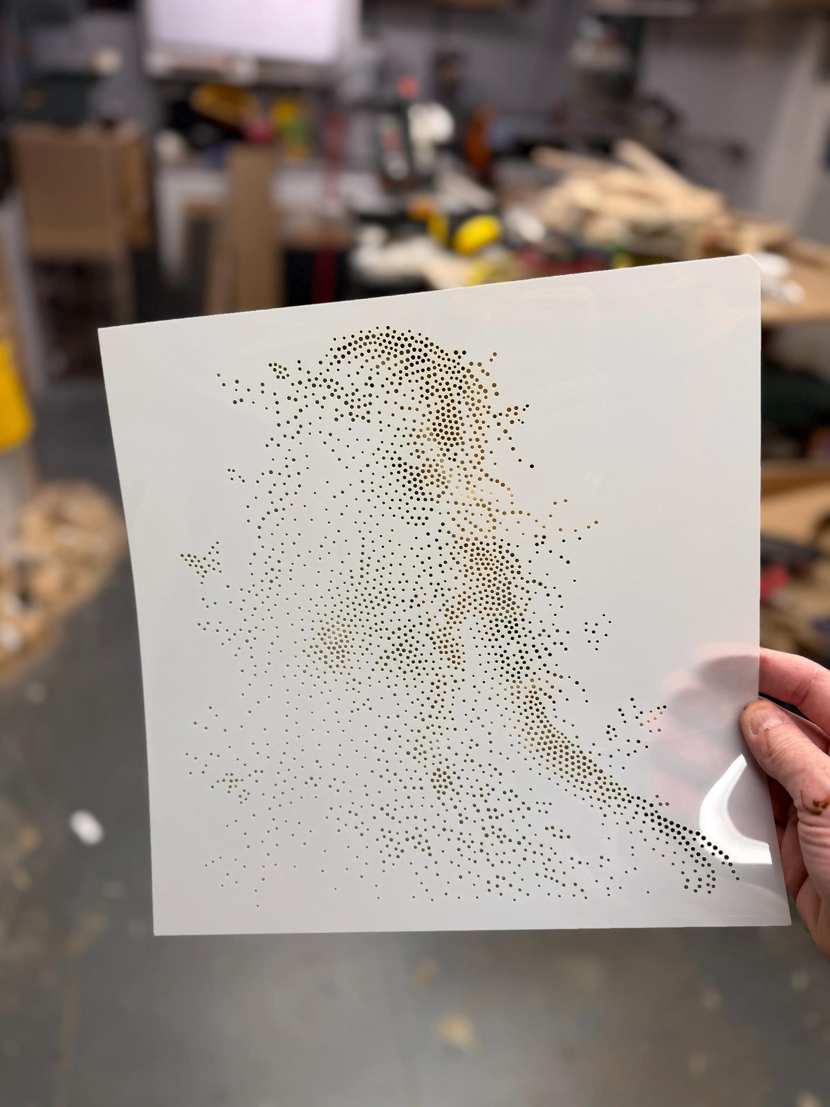 Woodland Nymph reusable Mylar stencil