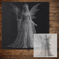 Fairy Queen reusable Mylar stencil