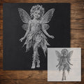Fairy Child reusable Mylar stencil