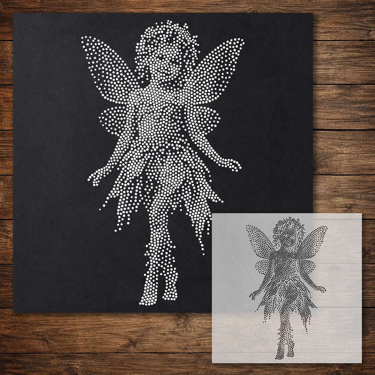 Fairy Child reusable Mylar stencil