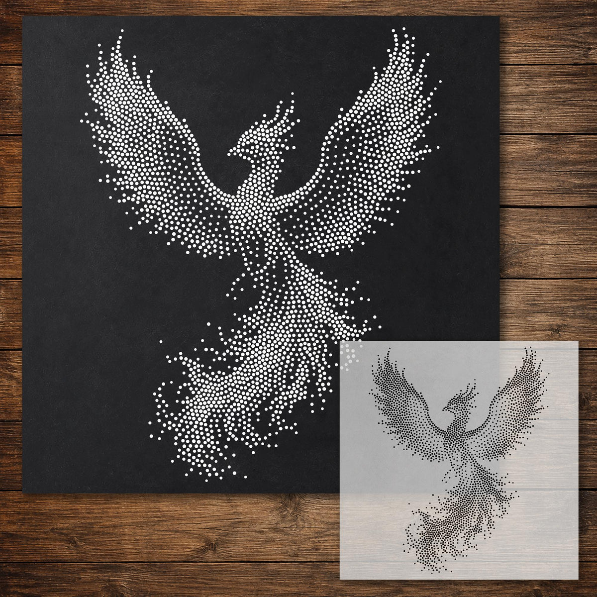Phoenix reusable Mylar stencil