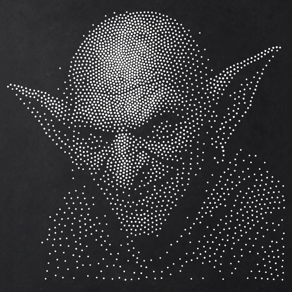 Goblin Portrait reusable Mylar stencil