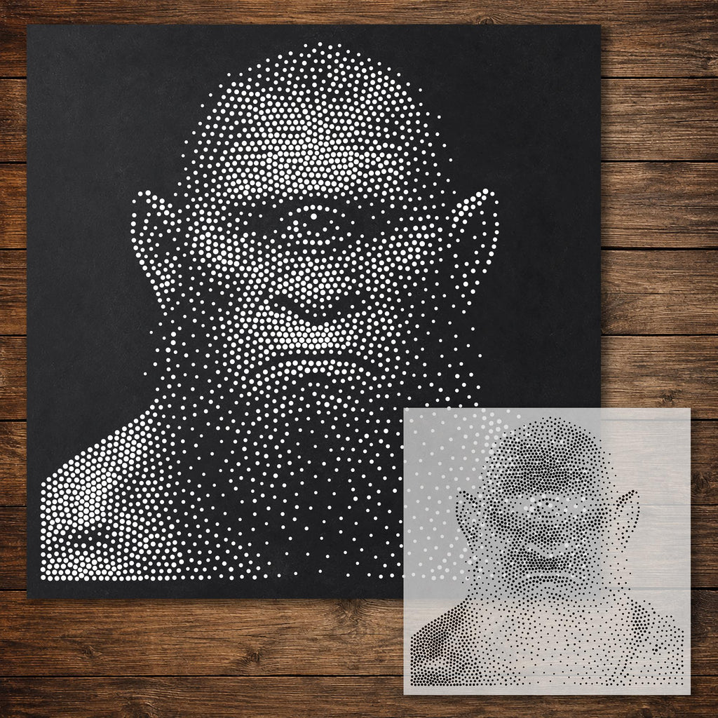 Cyclops Portrait reusable Mylar stencil