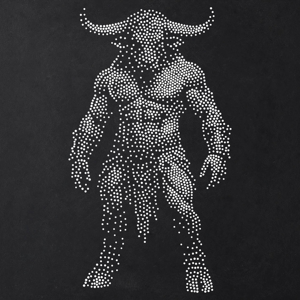 Minotaur reusable Mylar stencil
