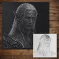 Dark Elf reusable Mylar stencil