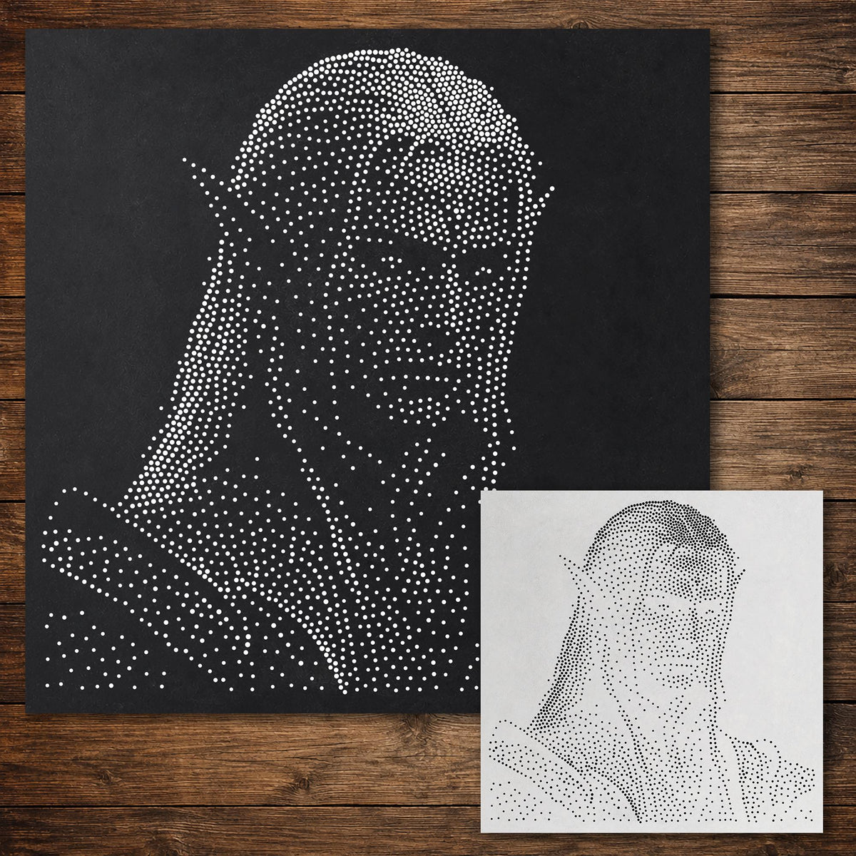 Dark Elf reusable Mylar stencil