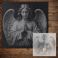 Angel in Prayer reusable Mylar stencil