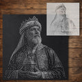Wise Man with Gift reusable Mylar stencil