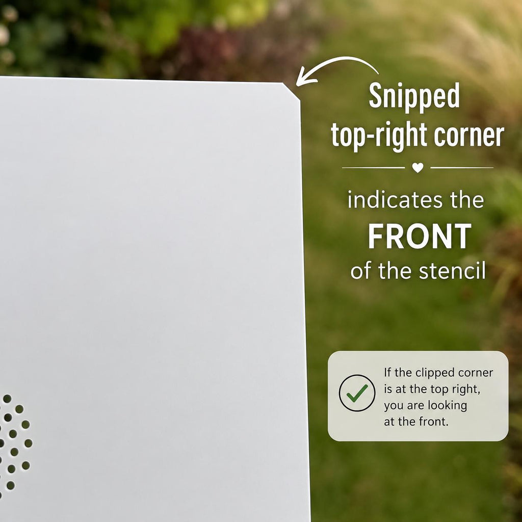 Buddha in Misty Meditation reusable Mylar stencil
