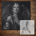 Lilith Serpent reusable Mylar stencil