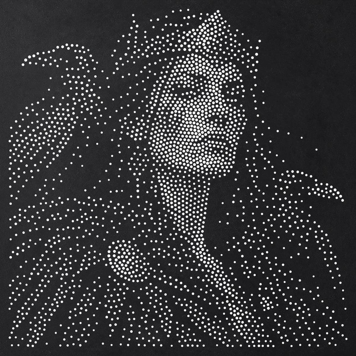 Morrigan Raven Queen reusable Mylar stencil