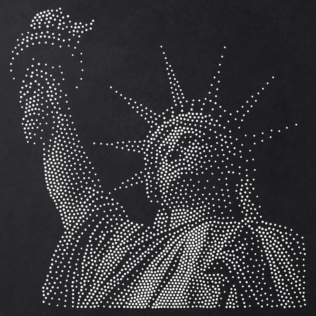 Statue of Liberty reusable Mylar stencil