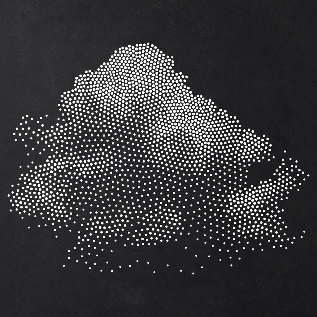 Cloud reusable Mylar stencil