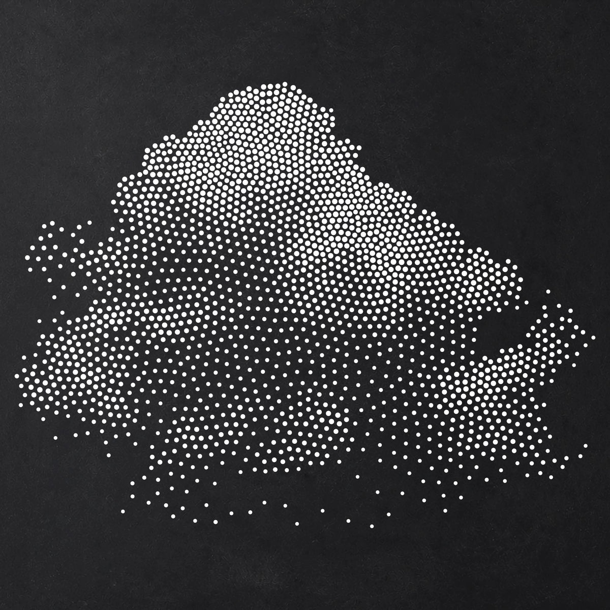 Cloud reusable Mylar stencil