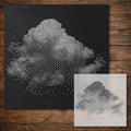 Cloud reusable Mylar stencil