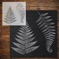 Fern Frond reusable Mylar stencil