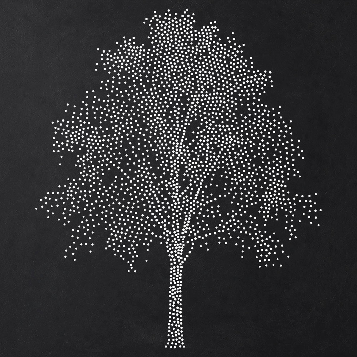 Silver Birch Tree reusable Mylar stencil