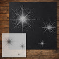 Stars reusable Mylar stencil