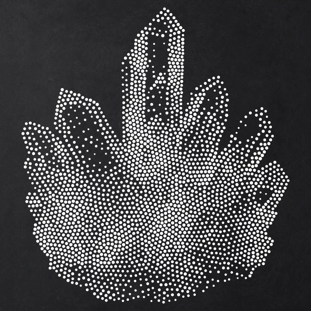 Crystal Cluster reusable Mylar stencil