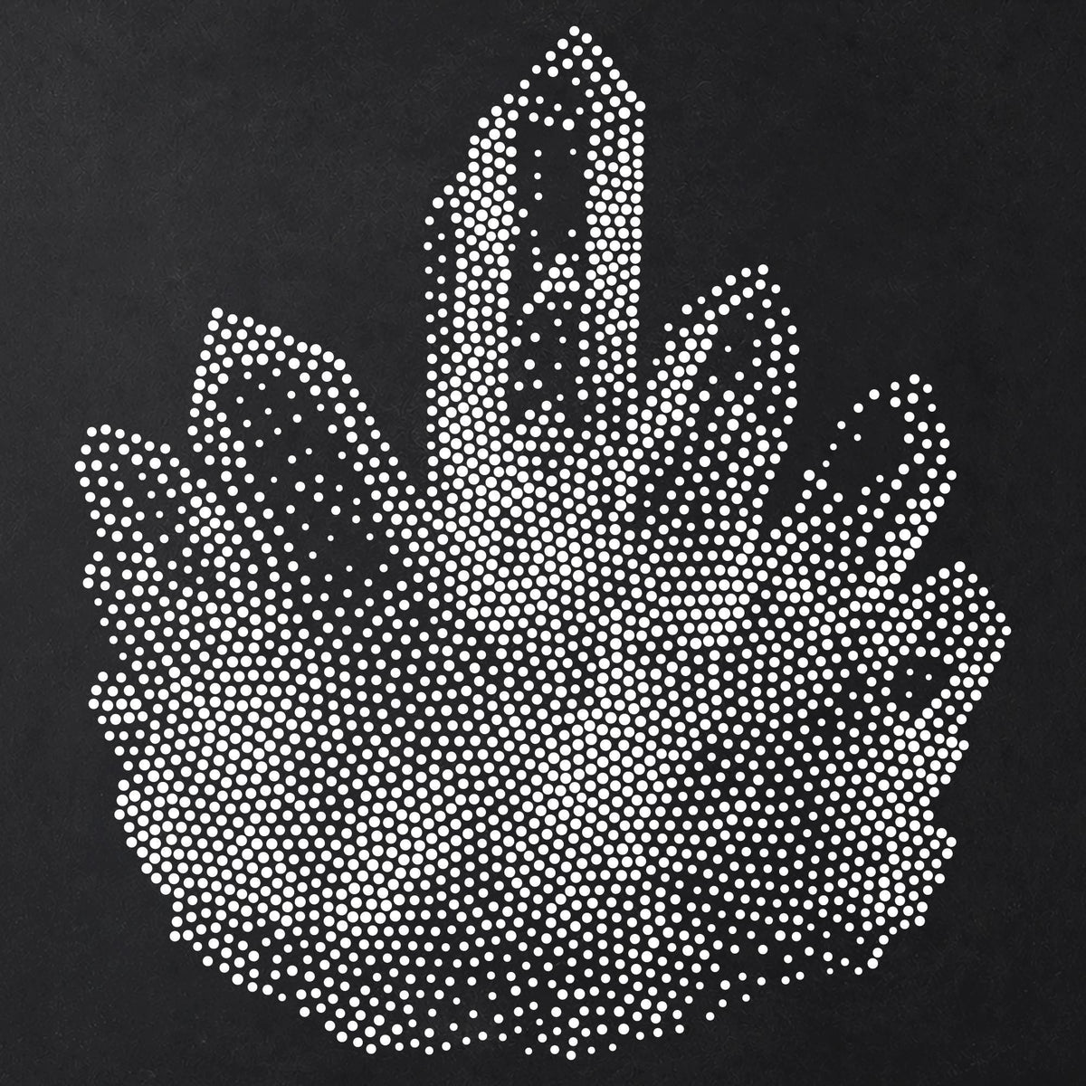 Crystal Cluster reusable Mylar stencil