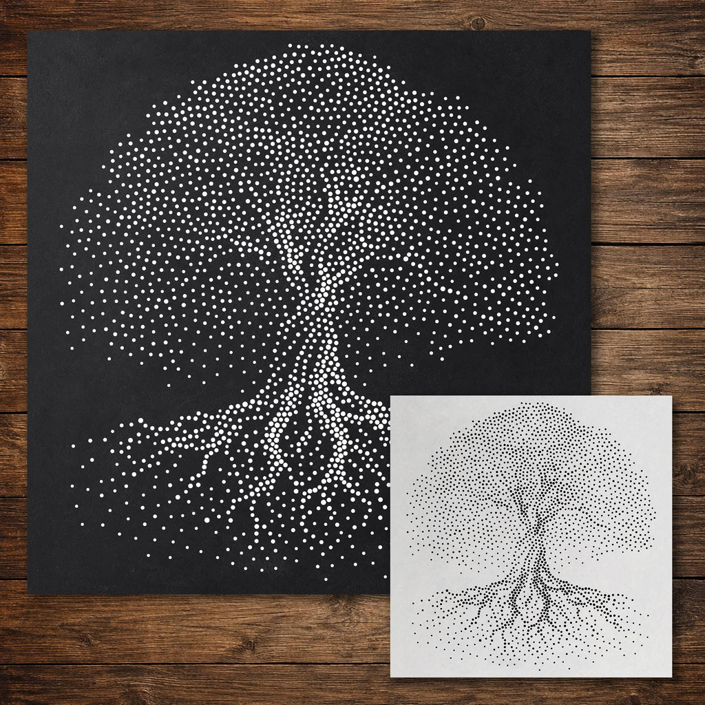 Tree of Life reusable Mylar stencil