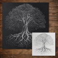 Tree of Life reusable Mylar stencil