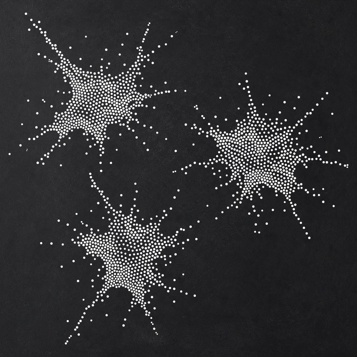 Paint Splats reusable Mylar stencil