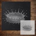 Splash reusable Mylar stencil