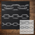 Chain Links reusable Mylar stencil
