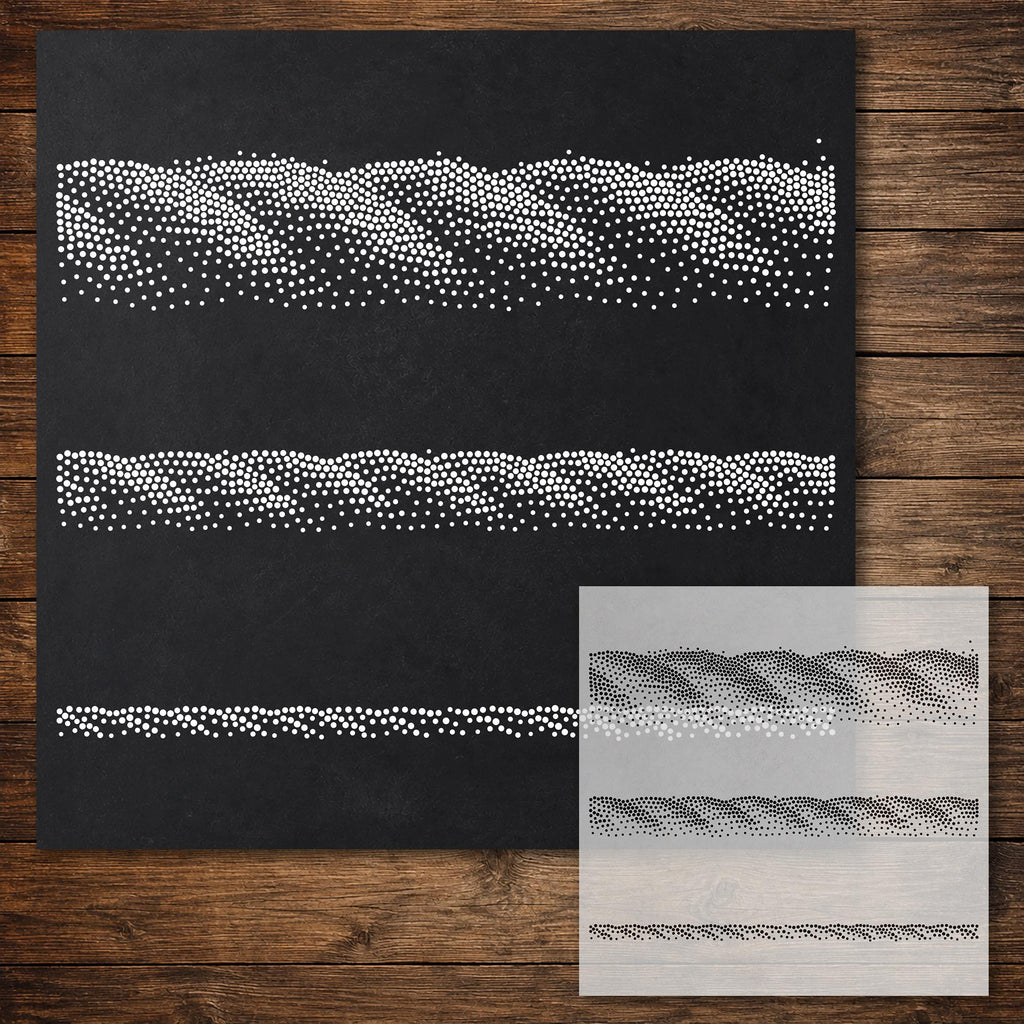 Rope reusable Mylar stencil