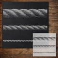 Rope reusable Mylar stencil