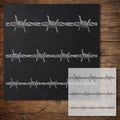 Barbed Wire reusable Mylar stencil