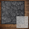 Cracked Earth reusable Mylar stencil