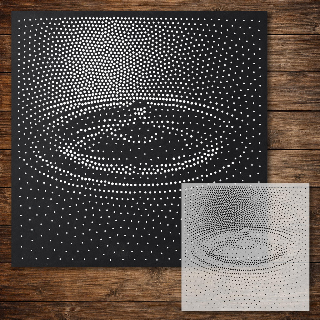 Water Drop reusable Mylar stencil