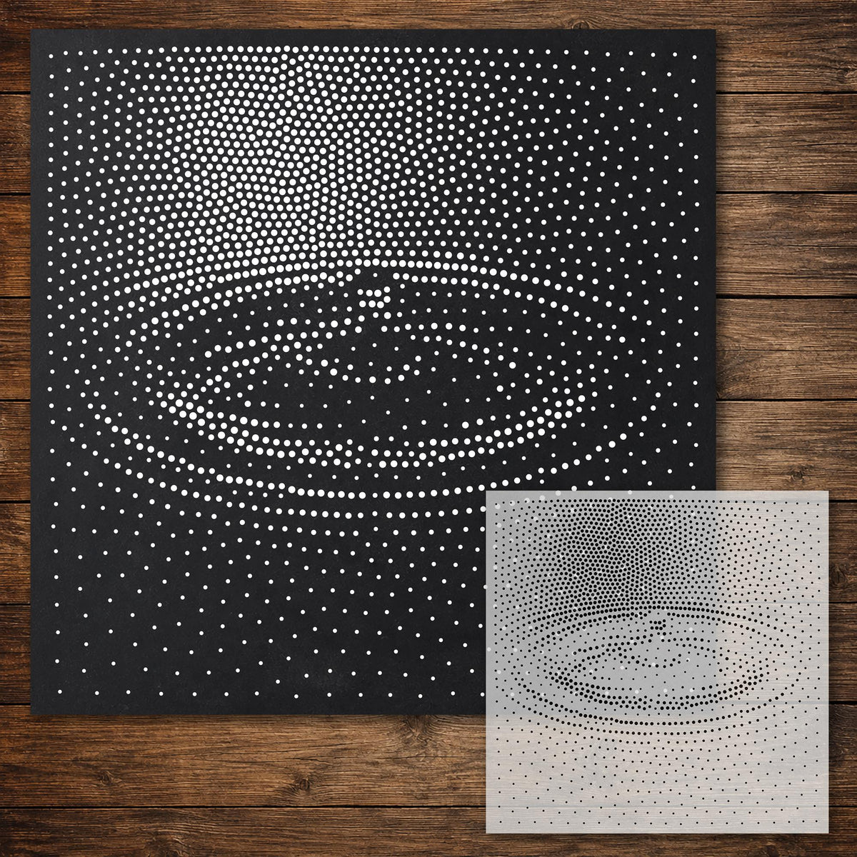 Water Drop reusable Mylar stencil
