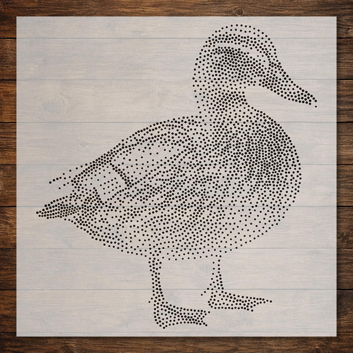 Mallard Duck reusable Mylar stencil