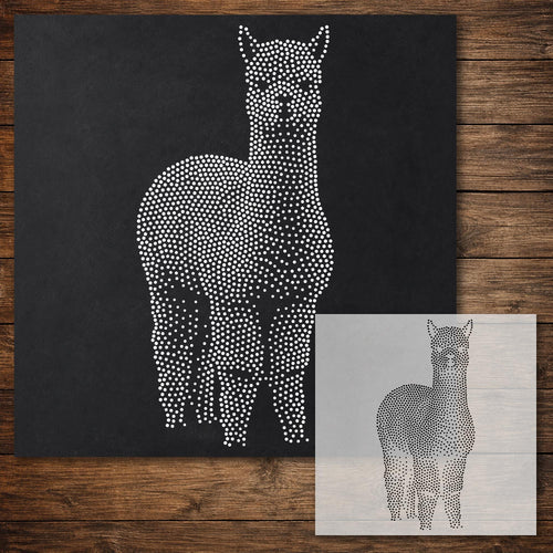 Alpaca reusable Mylar stencil