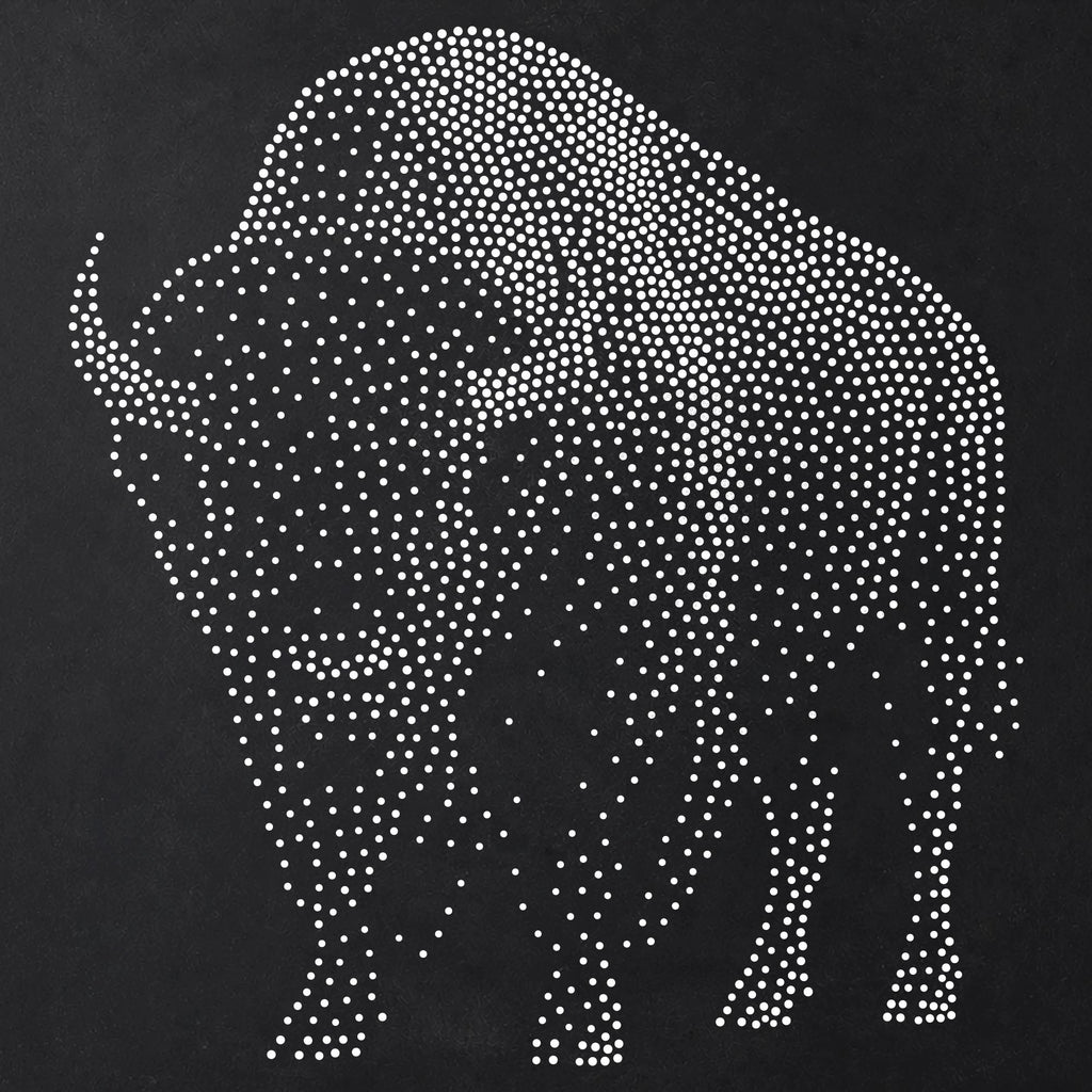 American Bison reusable Mylar stencil