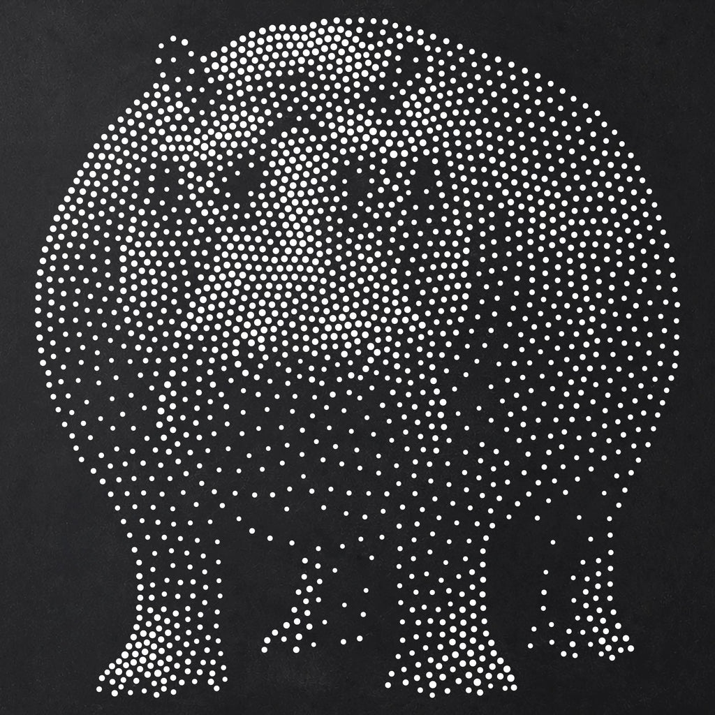 Hippopotamus reusable Mylar stencil