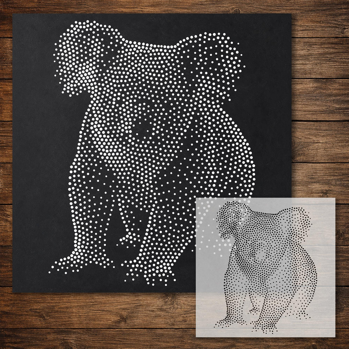 Koala reusable Mylar stencil