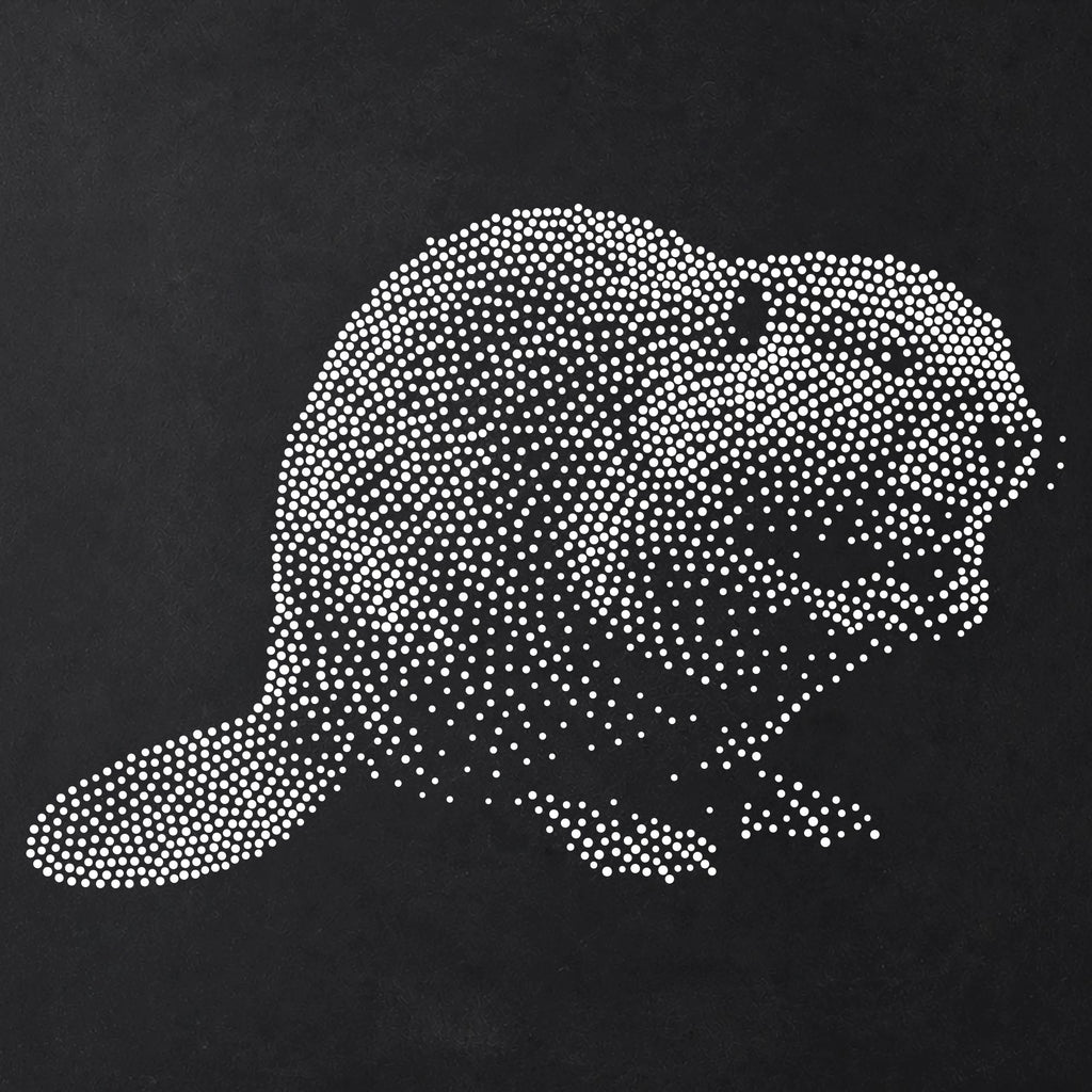 Beaver reusable Mylar stencil