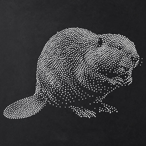 Beaver reusable Mylar stencil