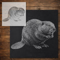 Beaver reusable Mylar stencil
