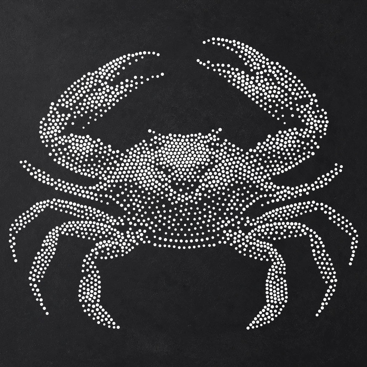 Crab reusable Mylar stencil