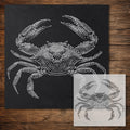 Crab reusable Mylar stencil