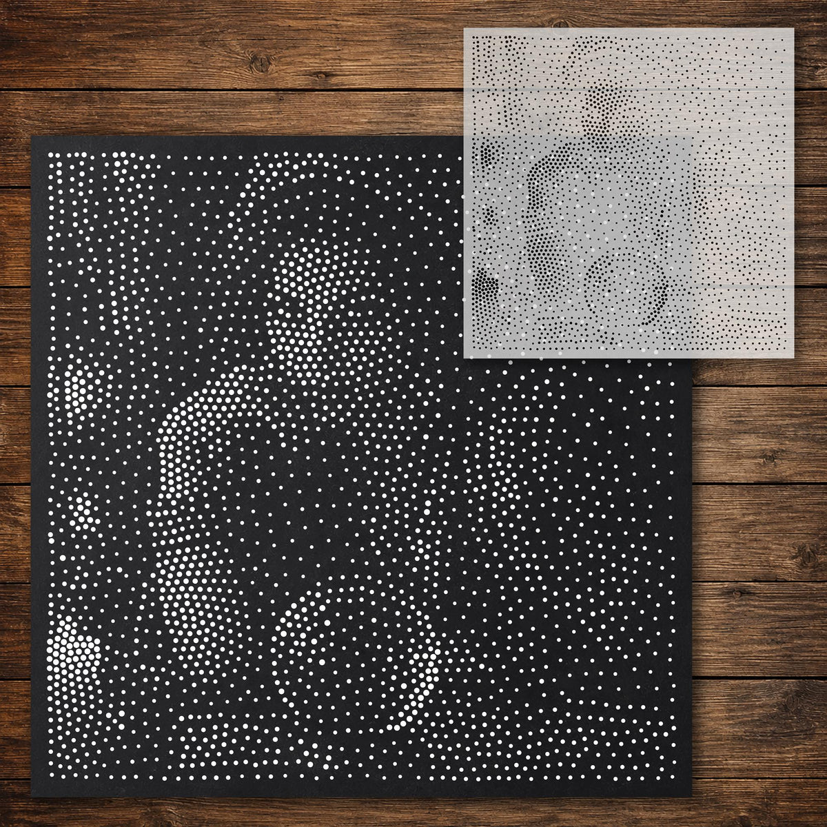 Fortune Teller Portrait reusable Mylar stencil